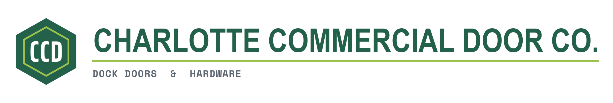 Charlotte Commercial Door Co. logo